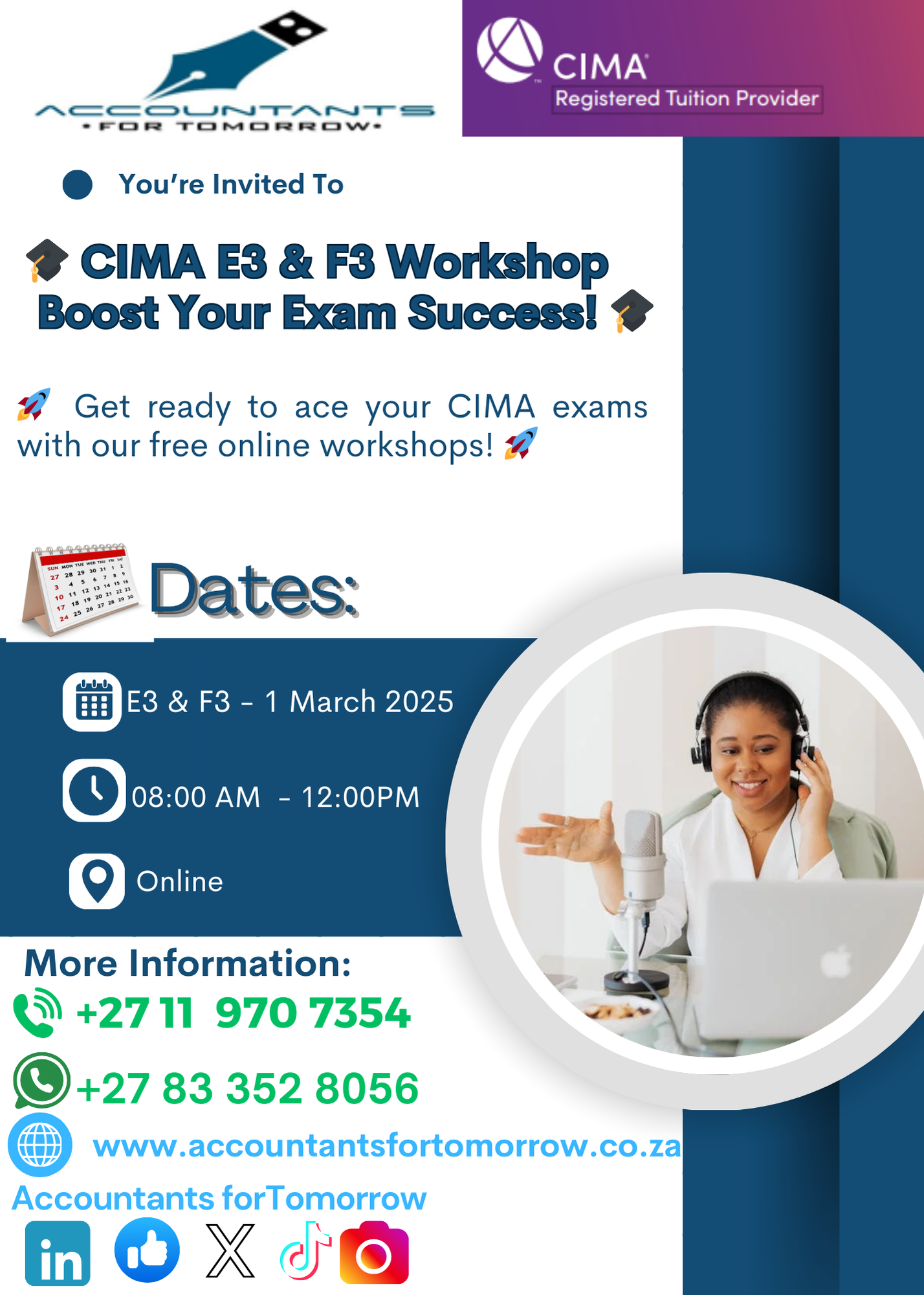 **Image Keyphrase:** The Future of Accounting with CIMA